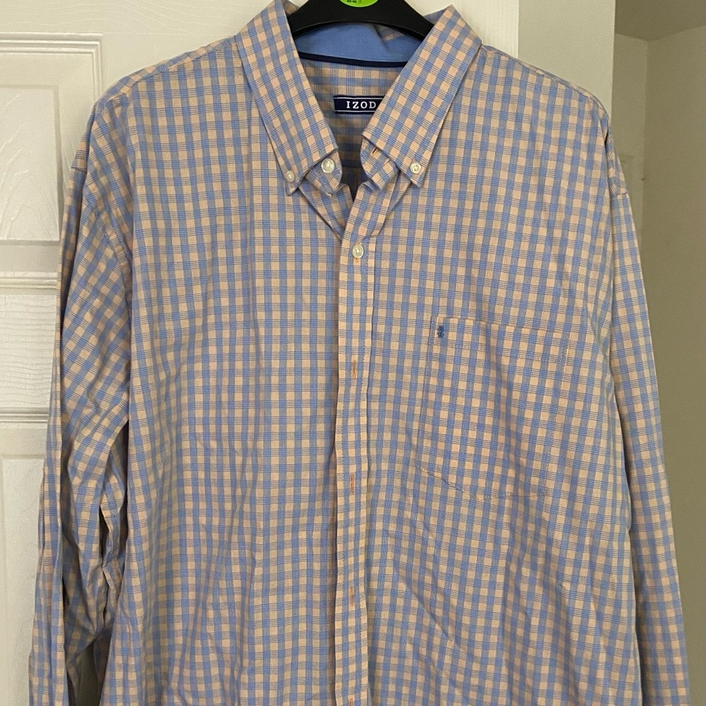 Izod Brand Long Sleeve Button Down Shirt